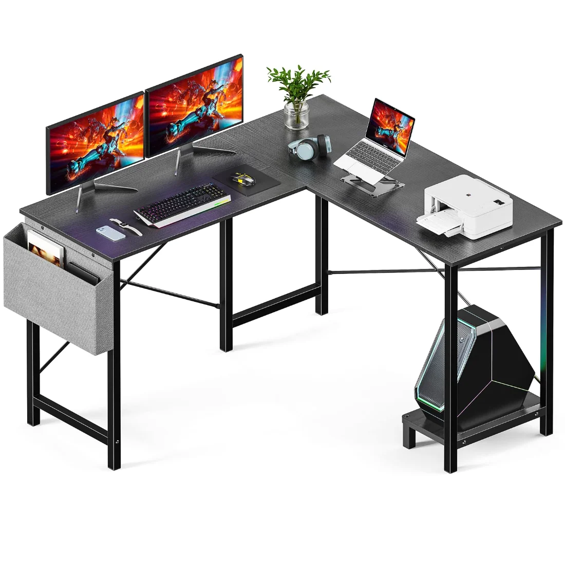 DUMOS 50-Inch L-Shaped Corner Desk