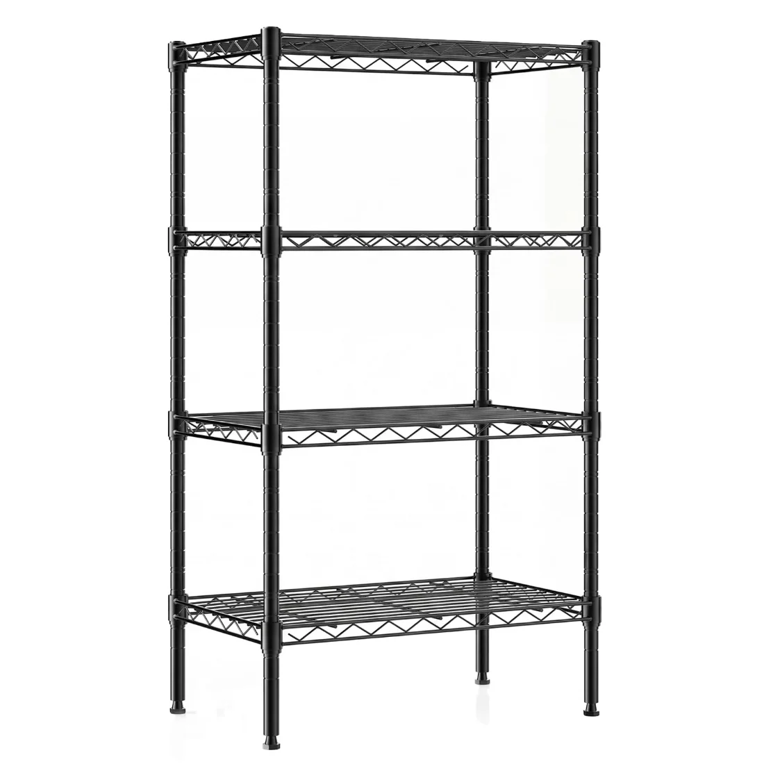 DUMOS 4-Tier Wire Storage Shelves